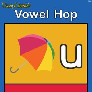 vowel hop floor mat - English