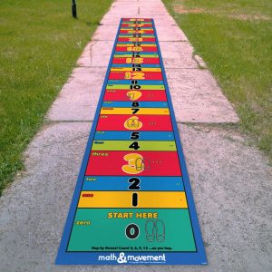 skip counting activities practice number lines on playgrounds outdoor