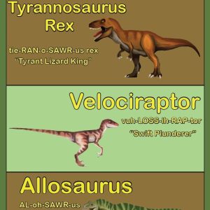 different types of dinosaurs